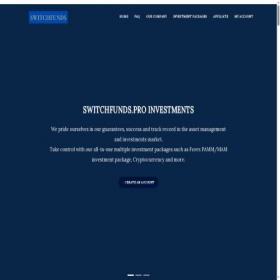 Скриншот главной страницы сайта switchfunds.pro