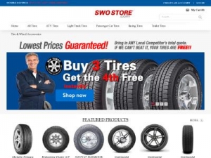 Скриншот главной страницы сайта swostore.com