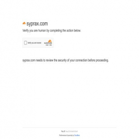 Скриншот главной страницы сайта syprax.com