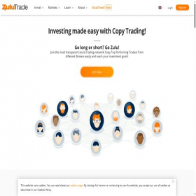 Скриншот главной страницы сайта systemforex.zulutrade.com