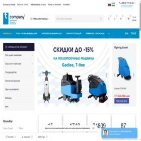 Скриншот главной страницы сайта t-co.uz