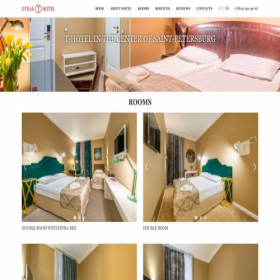 Скриншот главной страницы сайта t-hotelspb.com