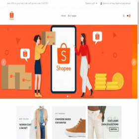 Скриншот главной страницы сайта t-shopee.com