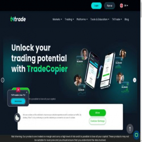 Скриншот главной страницы сайта t4trade.com