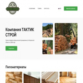 Скриншот главной страницы сайта tactik-s.ru