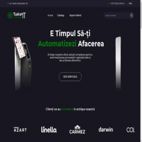 Скриншот главной страницы сайта takeit.md