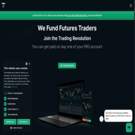 Скриншот главной страницы сайта takeprofittrader.com