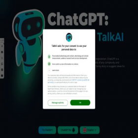 Скриншот главной страницы сайта talkai.info