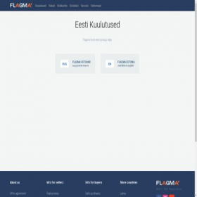 Скриншот главной страницы сайта tallinn.flagma.com.ee