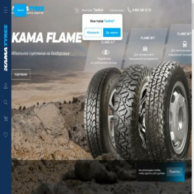 Скриншот главной страницы сайта tambov.kamatyres.shop
