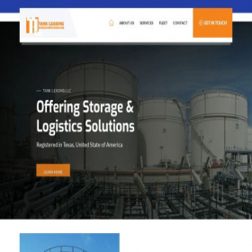 Скриншот главной страницы сайта tankleasingandlogistics.com