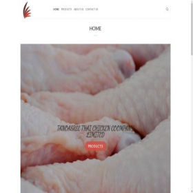 Скриншот главной страницы сайта tanoasreethaichickencoltd.com