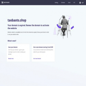Скриншот главной страницы сайта taobaoto.shop