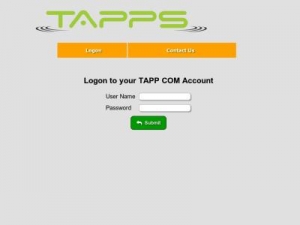 Скриншот главной страницы сайта tapps.co