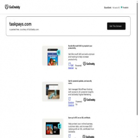Скриншот главной страницы сайта taskpays.com