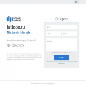 Скриншот главной страницы сайта tattoos.ru