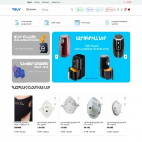 Скриншот главной страницы сайта tbuy.am