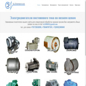 Скриншот главной страницы сайта td-elektrosila.ru