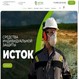 Скриншот главной страницы сайта td-istok.ru