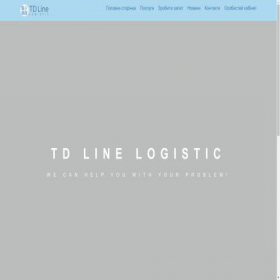 Скриншот главной страницы сайта td-logistic.com.ua