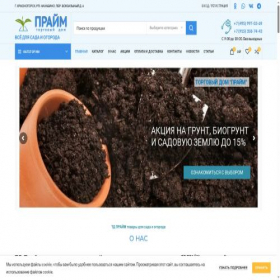 Скриншот главной страницы сайта tdpraim.ru