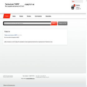 Скриншот главной страницы сайта tdsfera.com