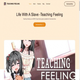 Скриншот главной страницы сайта teachingfeelingapk.fun
