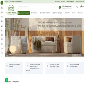 Скриншот главной страницы сайта team-divan.ru