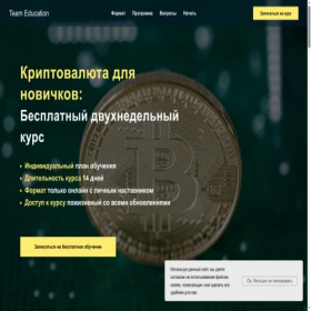Скриншот главной страницы сайта team-edu.ru
