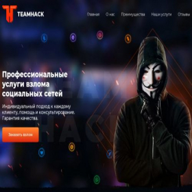 Скриншот главной страницы сайта team-hack.ru