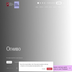 Скриншот главной страницы сайта teatrium.ru