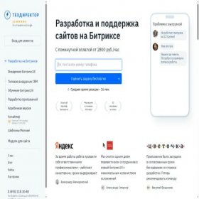 Скриншот главной страницы сайта tech-director.ru