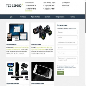 Скриншот главной страницы сайта tech-service24.ru