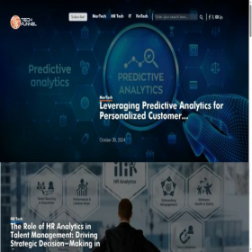 Скриншот главной страницы сайта techfunnel.com