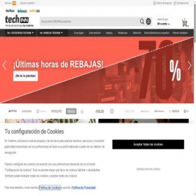 Скриншот главной страницы сайта techinn.com