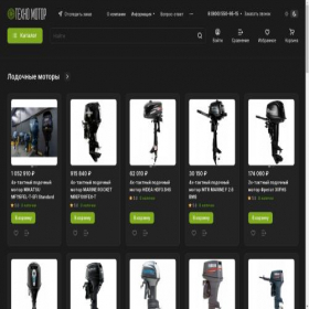 Скриншот главной страницы сайта technomotor.store