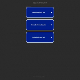 Скриншот главной страницы сайта tedachain.com