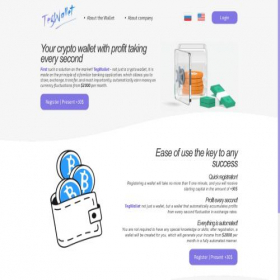 Скриншот главной страницы сайта tegwallet.pro