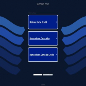 Скриншот главной страницы сайта tehcard.com