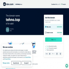 Скриншот главной страницы сайта tehno.top