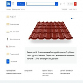 Скриншот главной страницы сайта tek-tum.ru