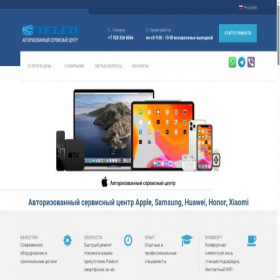 Скриншот главной страницы сайта telcoservice.ru