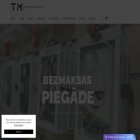 Скриншот главной страницы сайта telefona-macini.lv