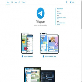 Скриншот главной страницы сайта telegramorg.ru