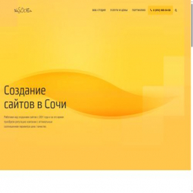 Скриншот главной страницы сайта telesochi.ru