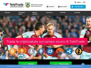 Скриншот главной страницы сайта teletrade-dj.it