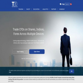 Скриншот главной страницы сайта teletrade.co.uk