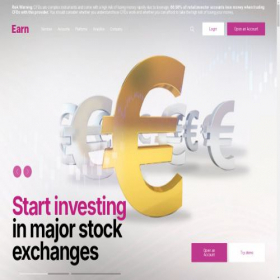 Скриншот главной страницы сайта teletrade.eu