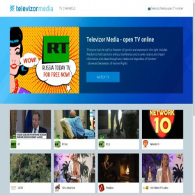 Скриншот главной страницы сайта televizormedia.online
