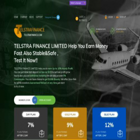 Скриншот главной страницы сайта telstrafinance.com